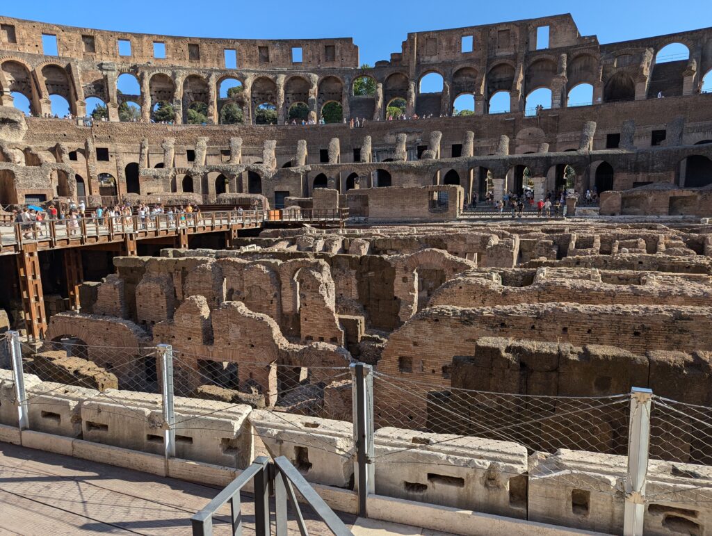 Colosseum decline and restauration